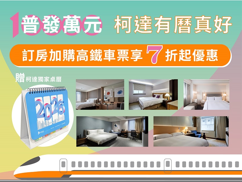 普發萬元 柯達有你(曆)真好-高鐵聯票